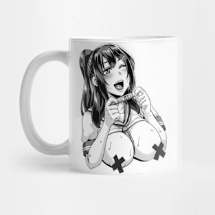 Waifu Material Japanese Aesthetic Anime Girl - Look I'm Pregnant Mug